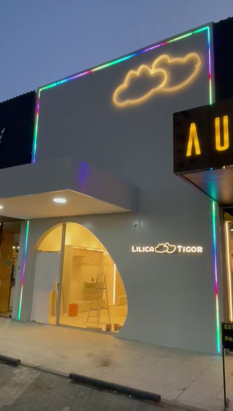 Fachada de loja de franquia reformada em Teresina
